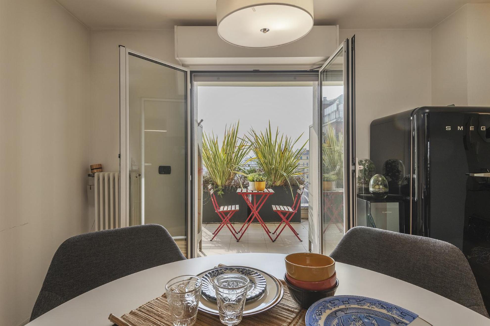 Giresio 41 - Your Penthouse With Rooftop Garden In Milano Navigli - Wifi Exteriör bild