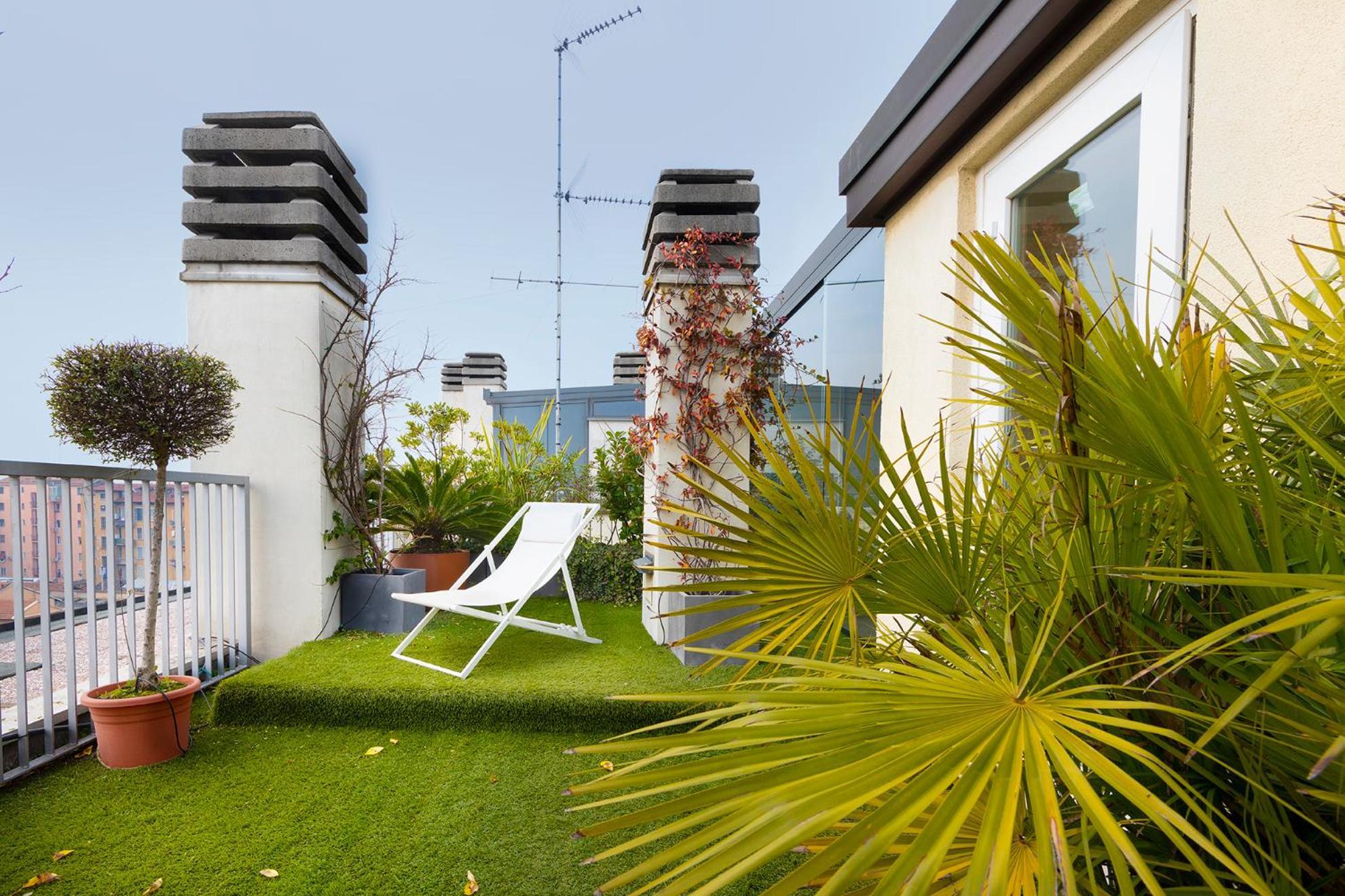 Giresio 41 - Your Penthouse With Rooftop Garden In Milano Navigli - Wifi Exteriör bild
